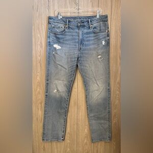 American Eagle Outfitters Men's Distressed Blue Jeans